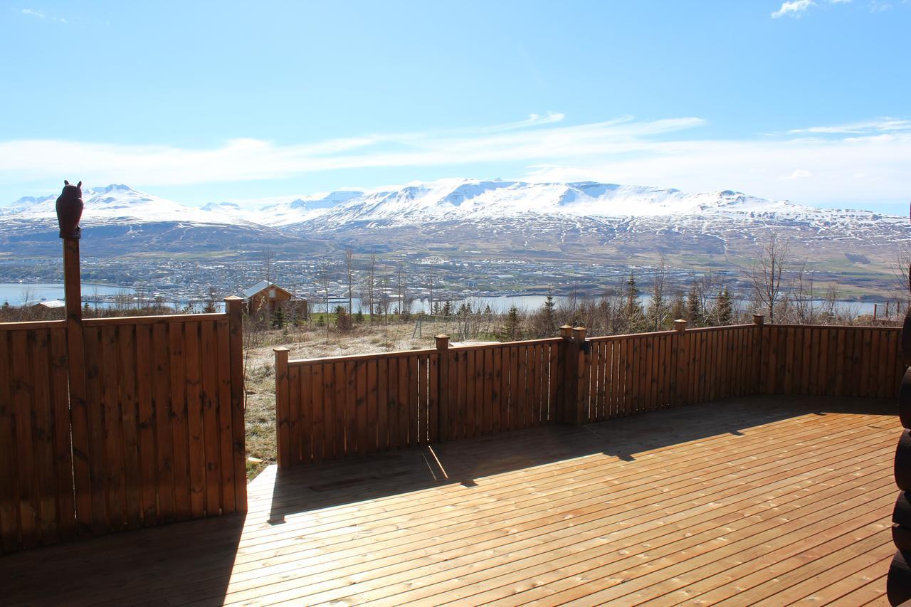 Akureyri Log Cottage Eksteriør billede