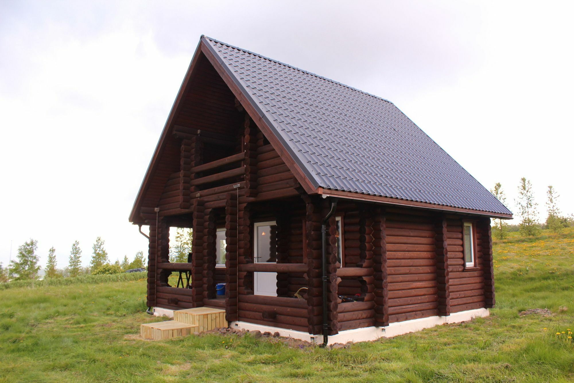 Akureyri Log Cottage Eksteriør billede
