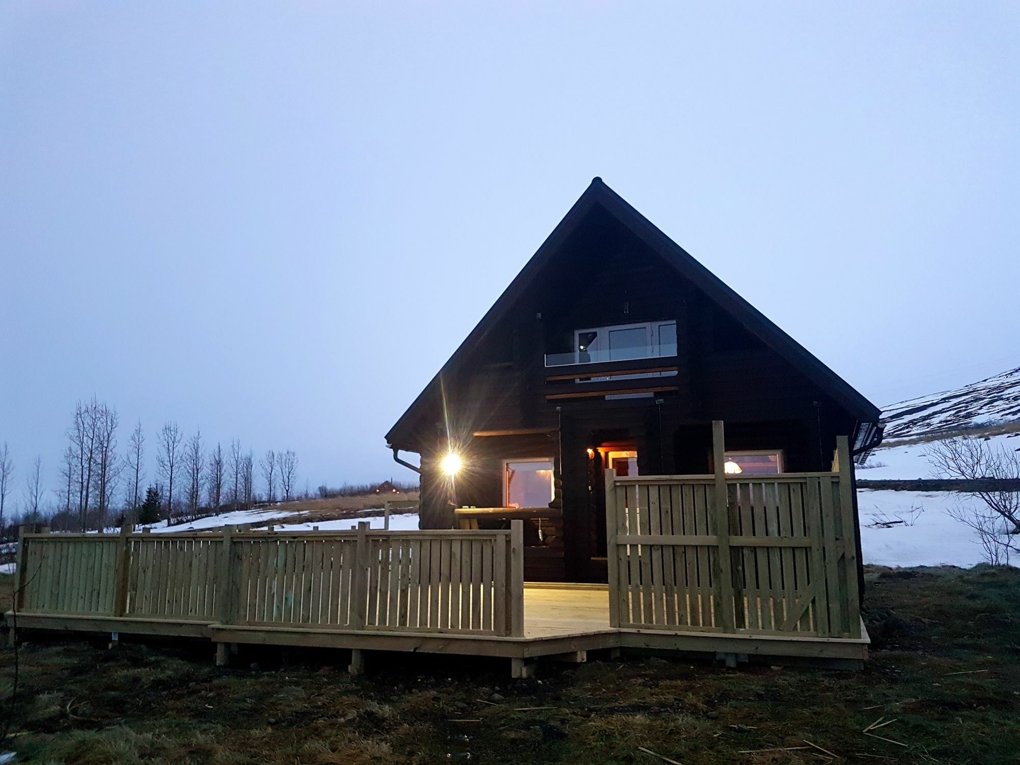 Akureyri Log Cottage Eksteriør billede