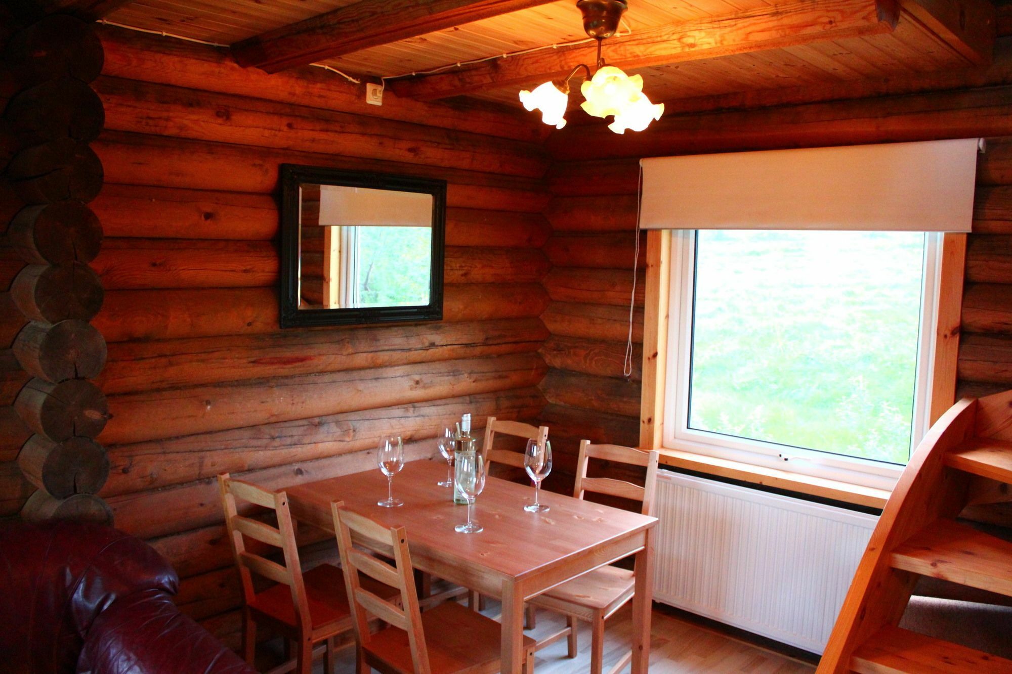 Akureyri Log Cottage Eksteriør billede
