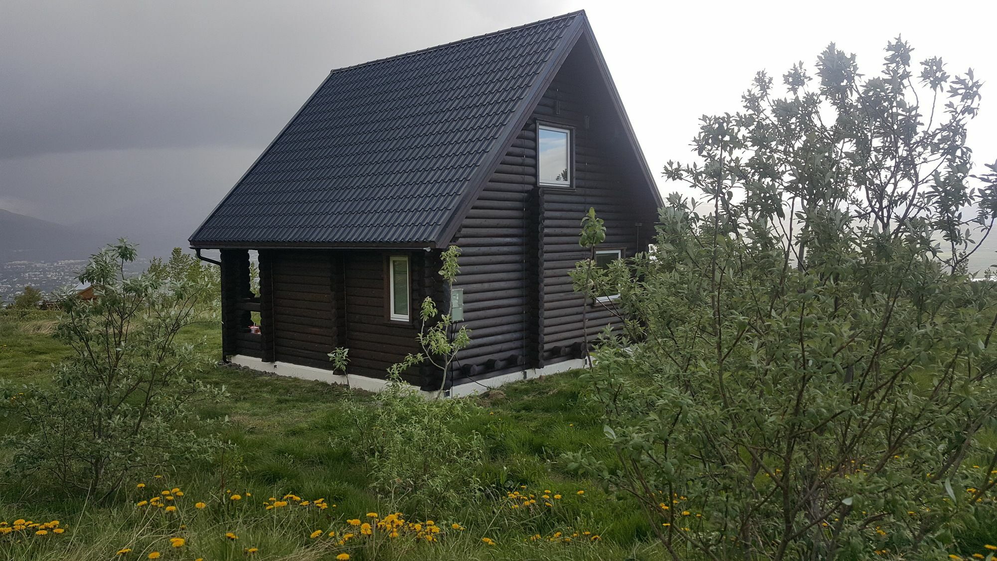Akureyri Log Cottage Eksteriør billede